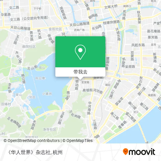 《华人世界》杂志社地图