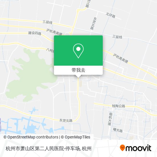 杭州市萧山区第二人民医院-停车场地图
