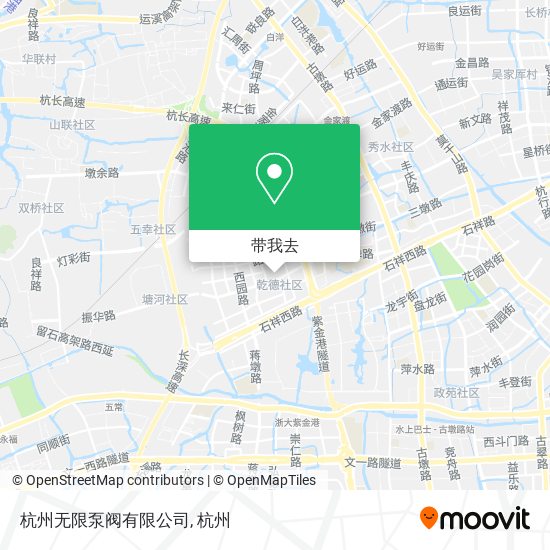 杭州无限泵阀有限公司地图