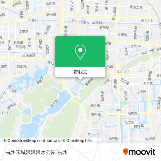 杭州宋城浪浪浪水公园地图