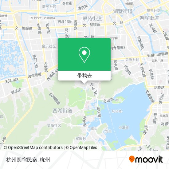 杭州圆宿民宿地图