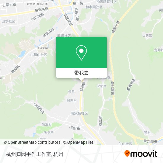 杭州归园手作工作室地图