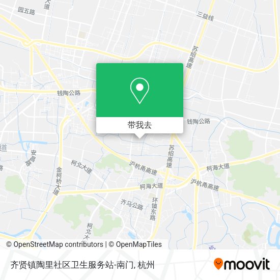 齐贤镇陶里社区卫生服务站-南门地图