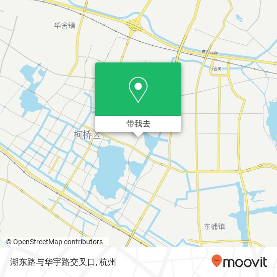 湖东路与华宇路交叉口地图