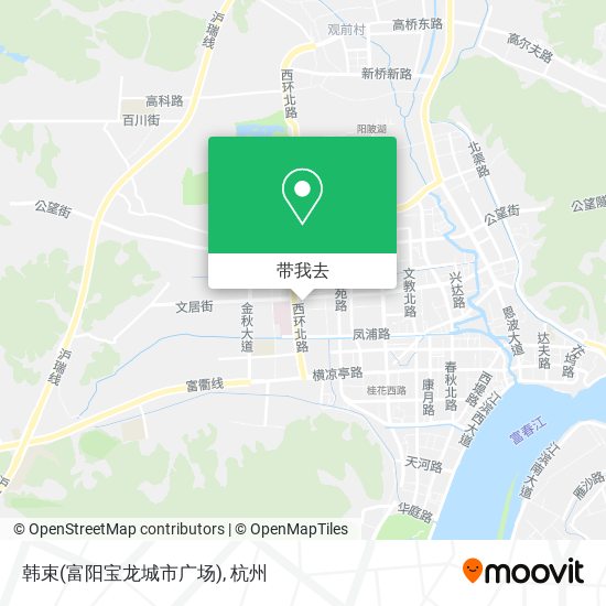 韩束(富阳宝龙城市广场)地图