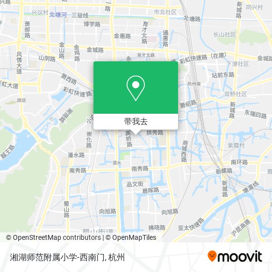 湘湖师范附属小学-西南门地图