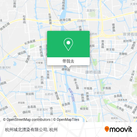 杭州城北漂染有限公司地图