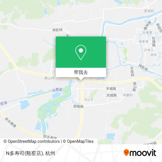 N多寿司(瓶窑店)地图