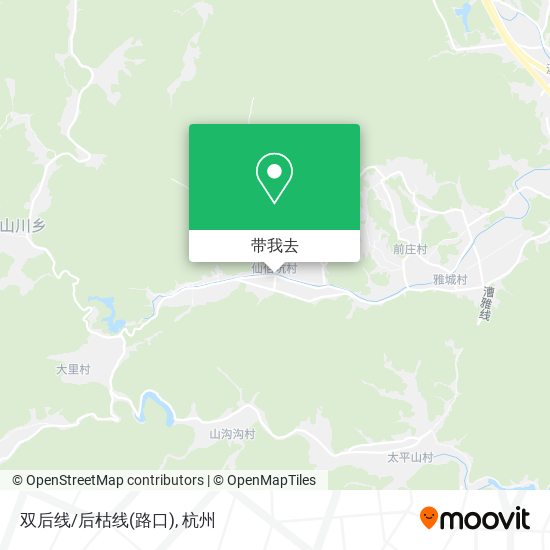 双后线/后枯线(路口)地图