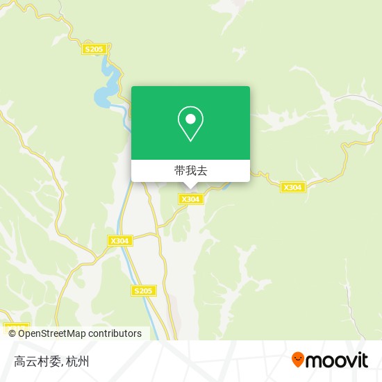 高云村委地图