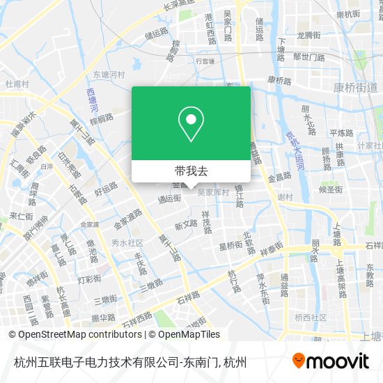 杭州五联电子电力技术有限公司-东南门地图
