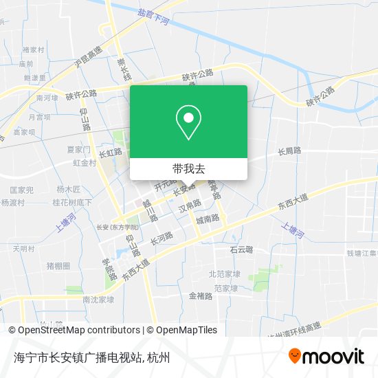 海宁市长安镇广播电视站地图