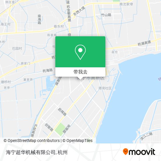 海宁超华机械有限公司地图