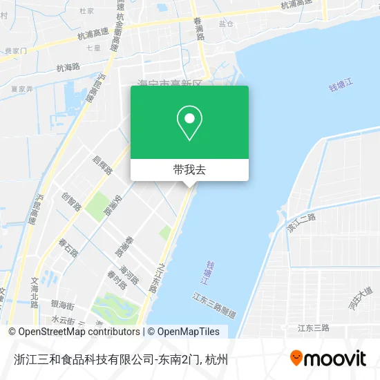 浙江三和食品科技有限公司-东南2门地图