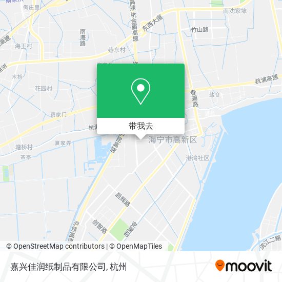 嘉兴佳润纸制品有限公司地图