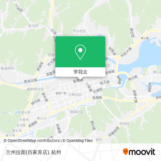 兰州拉面(吕家弄店)地图