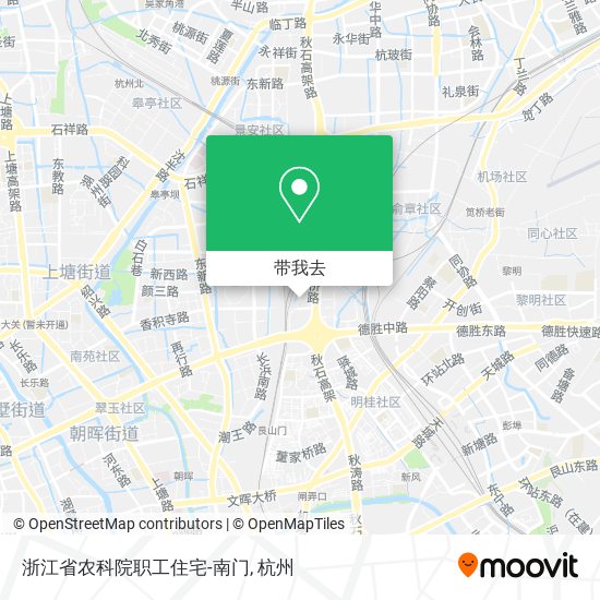 浙江省农科院职工住宅-南门地图