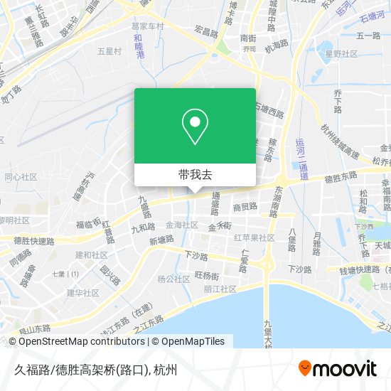 久福路/德胜高架桥(路口)地图
