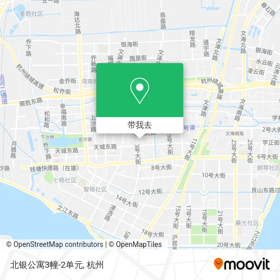 北银公寓3幢-2单元地图