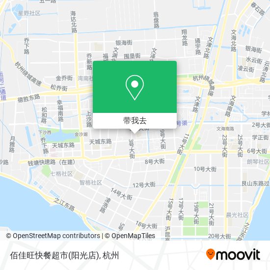 佰佳旺快餐超市(阳光店)地图