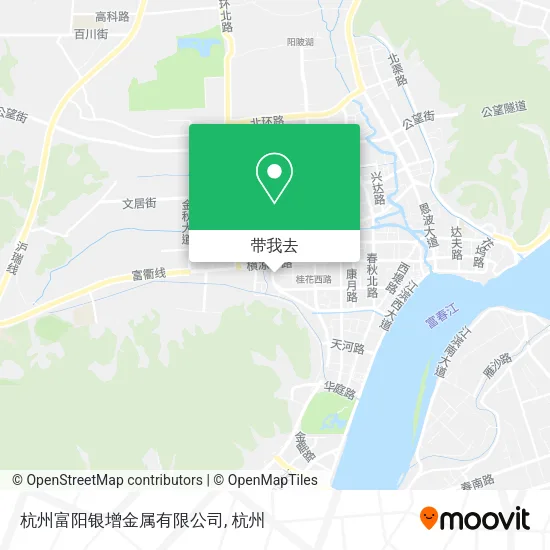 杭州富阳银增金属有限公司地图