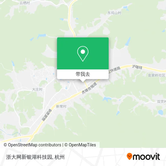 浙大网新银湖科技园地图