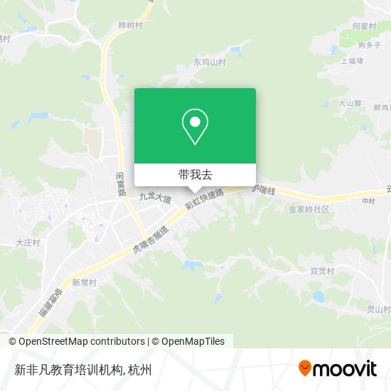 新非凡教育培训机构地图