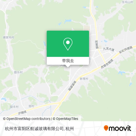 杭州市富阳区航诚玻璃有限公司地图