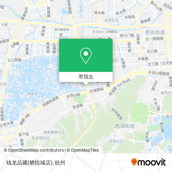 钱龙品藏(栖悦城店)地图