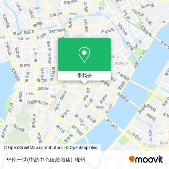 华伦一世(中纺中心服装城店)地图