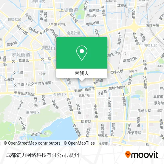 成都筑力网络科技有限公司地图