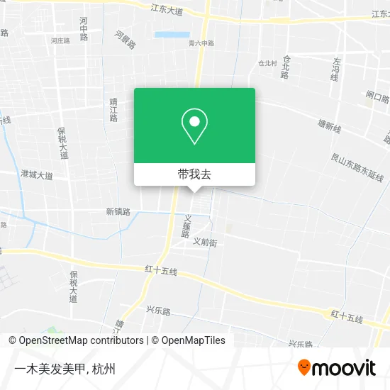 一木美发美甲地图