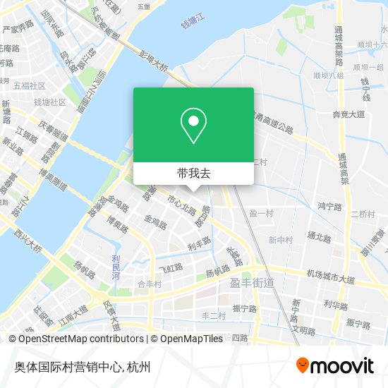 奥体国际村营销中心地图