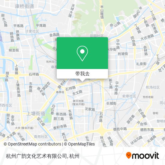 杭州广韵文化艺术有限公司地图