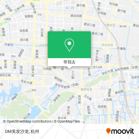 DM美发沙龙地图