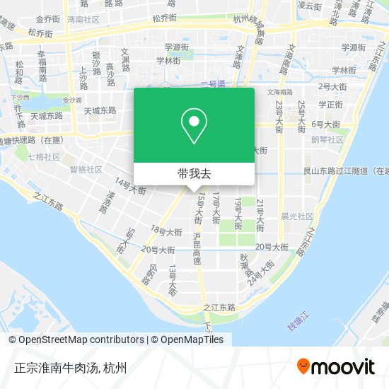 正宗淮南牛肉汤地图