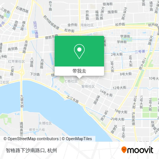 智格路下沙南路口地图