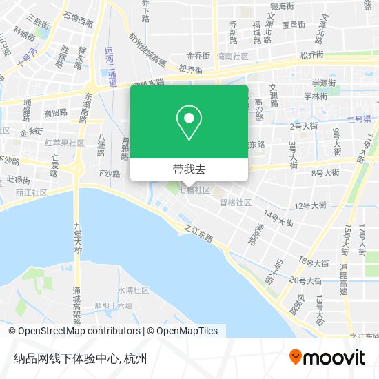 纳品网线下体验中心地图