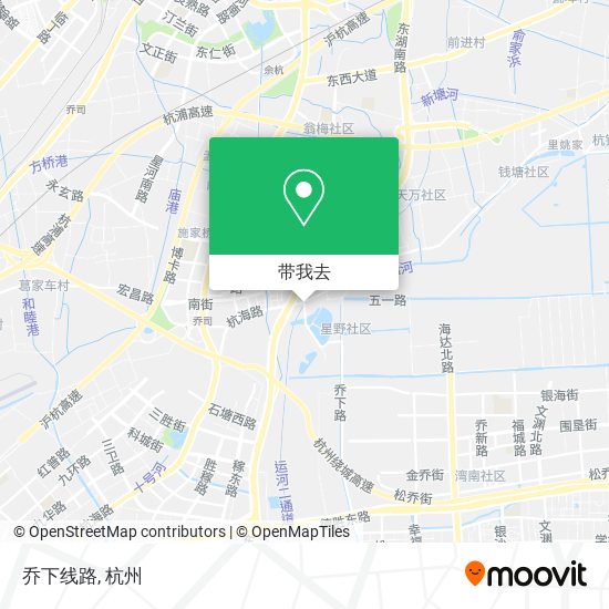 乔下线路地图