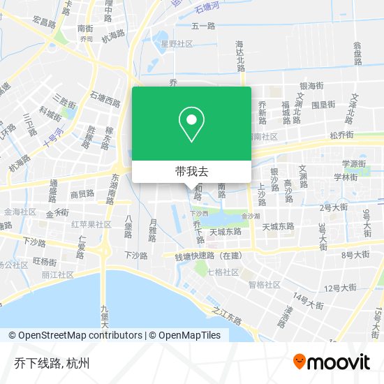 乔下线路地图