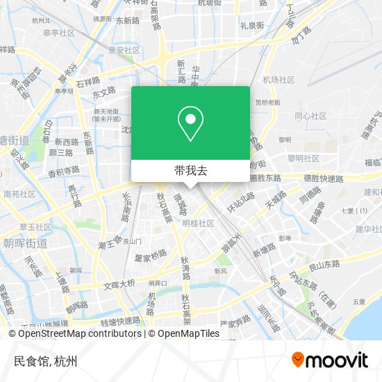 民食馆地图