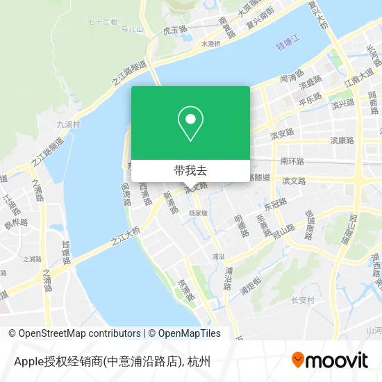 Apple授权经销商(中意浦沿路店)地图