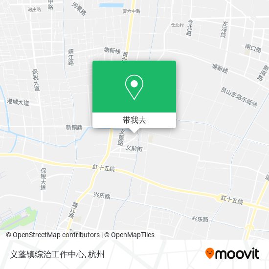 义蓬镇综治工作中心地图