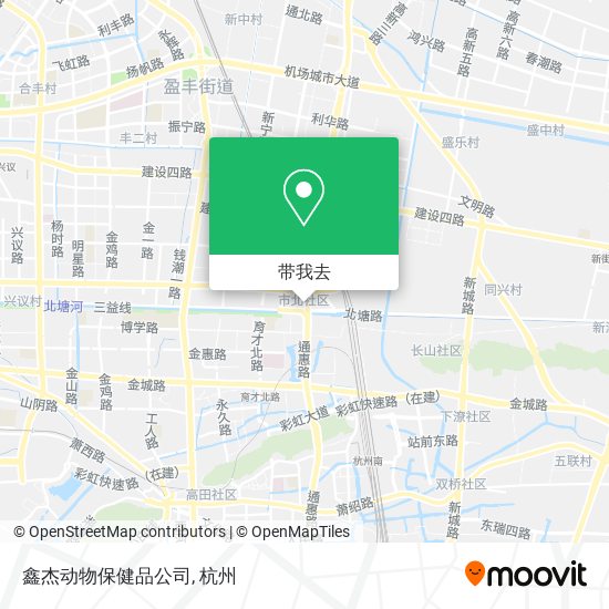 鑫杰动物保健品公司地图