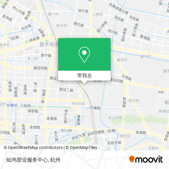 灿鸿塑业服务中心地图