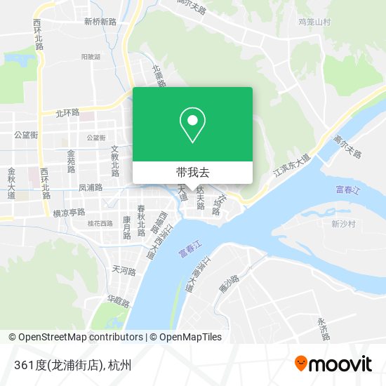 361度(龙浦街店)地图