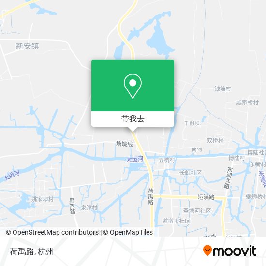 荷禹路地图