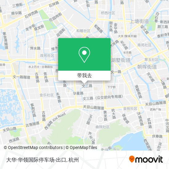 大华·华领国际停车场-出口地图