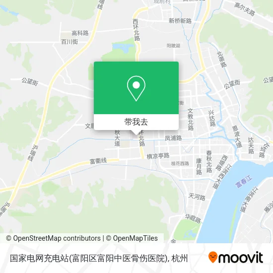 国家电网充电站(富阳区富阳中医骨伤医院)地图