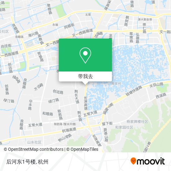 后河东1号楼地图